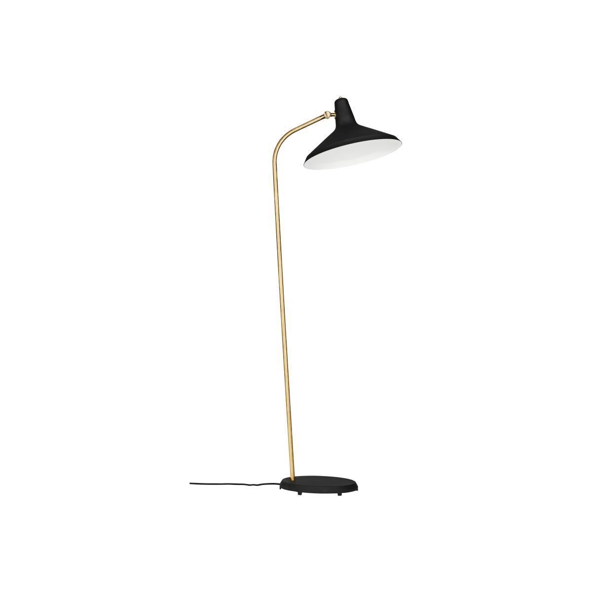 G10 Floor lamp - /Grossman - 1950 Reissue by Gubi Black/Gold – image 1