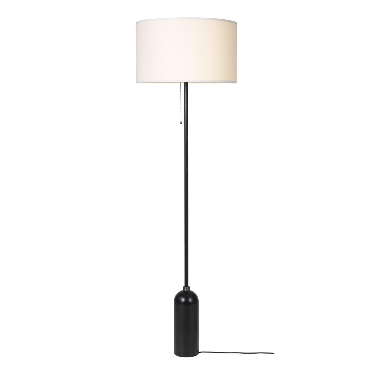 Gravity Floor lamp - / Avec variateur - Ø 50 x H 169 cm by Gubi White/Black – image 2