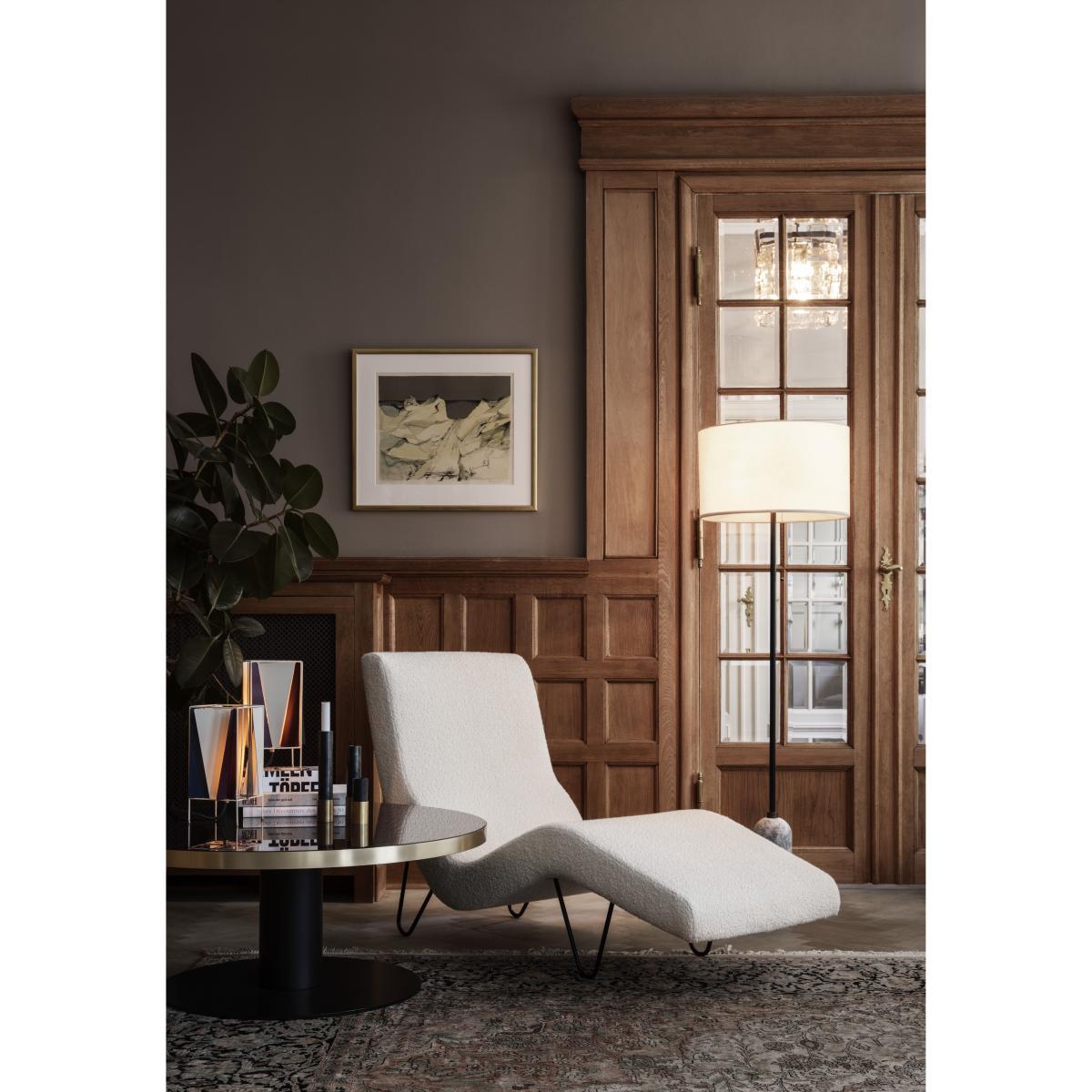 Gravity Floor lamp - / Avec variateur - Ø 50 x H 169 cm by Gubi White/Black – image 3