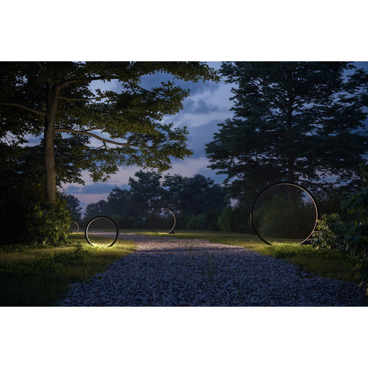 O Lamp - / LED - Ø 90 cm - Motion detectors by Artemide Black – image 6