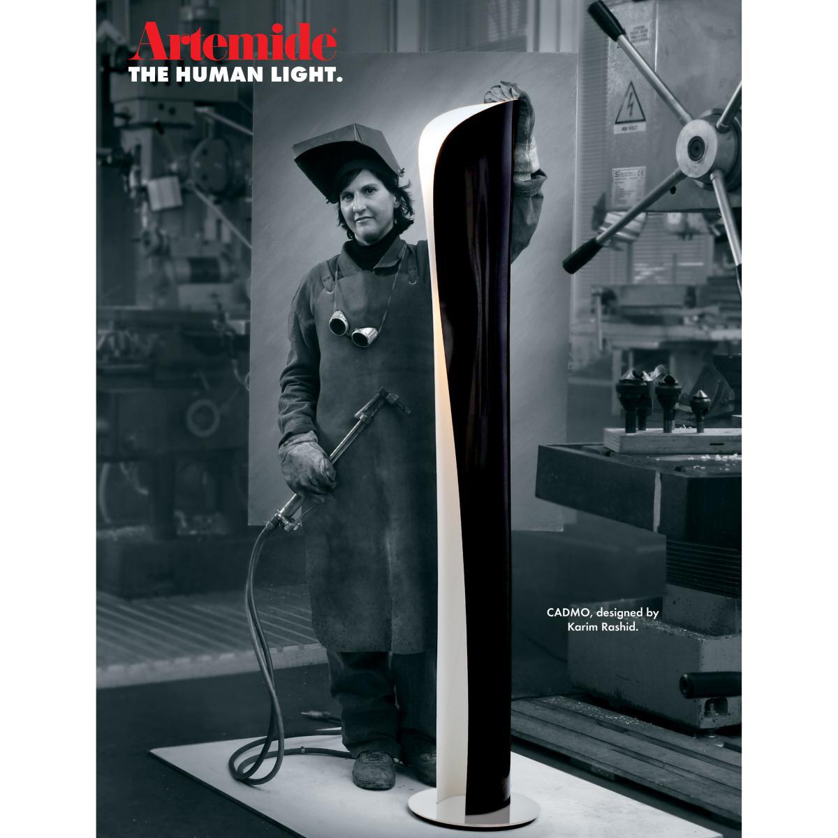 Cadmo LED Floor lamp by Artemide Black – image 4
