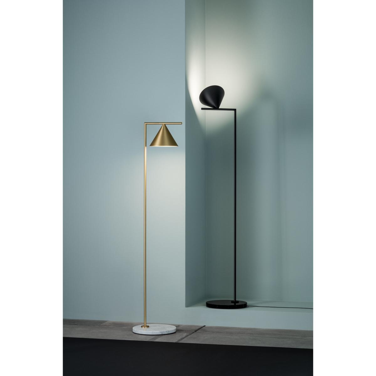 Captain Flint Indoor Floor lamp - 154 cm - Adjustable - Marble base by Flos Gold/Metal – image 3