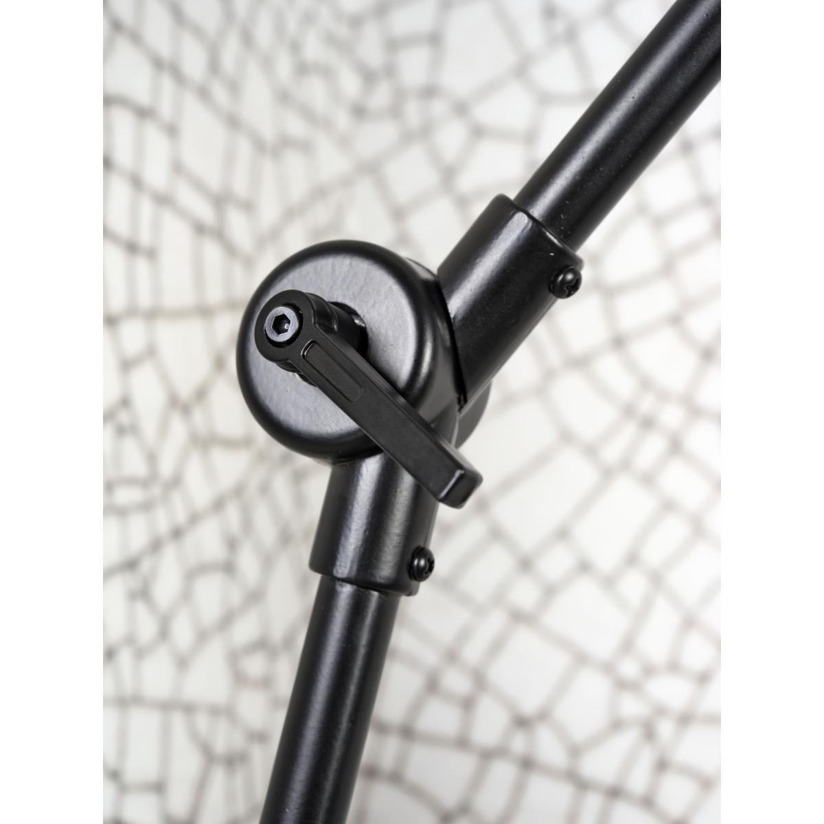 Amsterdam Floor lamp - / Fabric lampshade - H 190 cm max. by It's about Romi White/Black – image 4