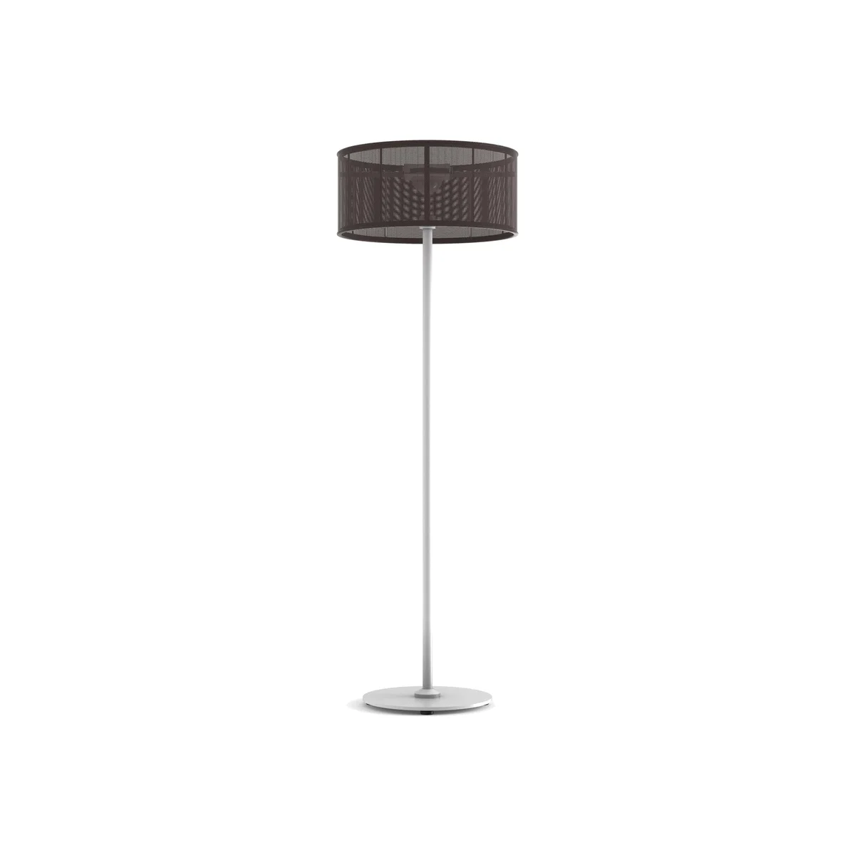 La Lampe Padère LED Solar floorlamp - / Hybrid & connected - Solar charging + USB dock by Maiori Brown/Beige
