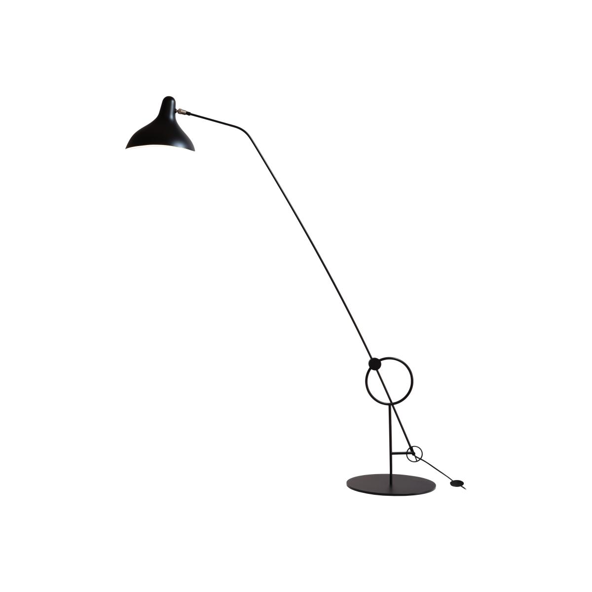 Mantis BS8 Floor lamp metal black / 1951 reissue - Adjustable - H 160 cm - DCW éditions – image 1