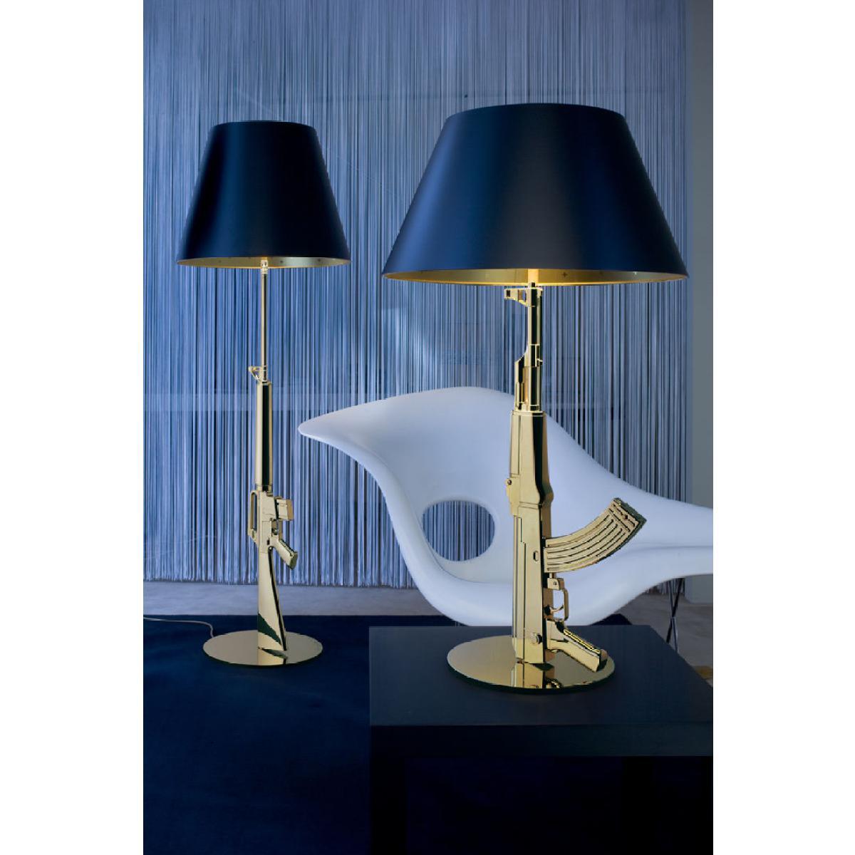 Lounge Gun Floor lamp - H 169 cm by Flos Black/Gold – image 2