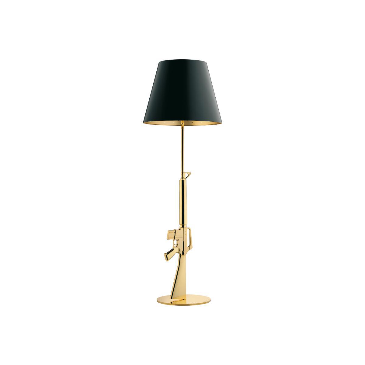Lounge Gun Floor lamp - H 169 cm by Flos Black/Gold – image 1