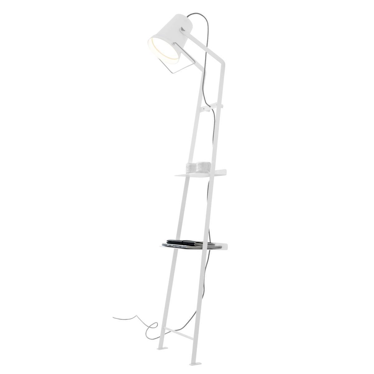 Alfred Floor lamp - 2 shelves - H 175 cm by Karman White – image 2