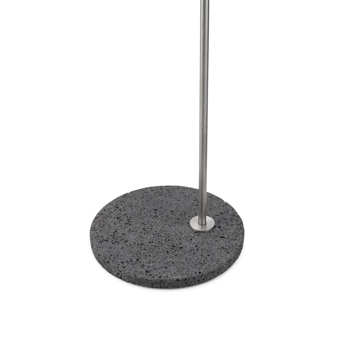 IC F1 Outdoor Floor lamp - / H 135 cm - Stone base by Flos Grey/Silver/Metal – image 2