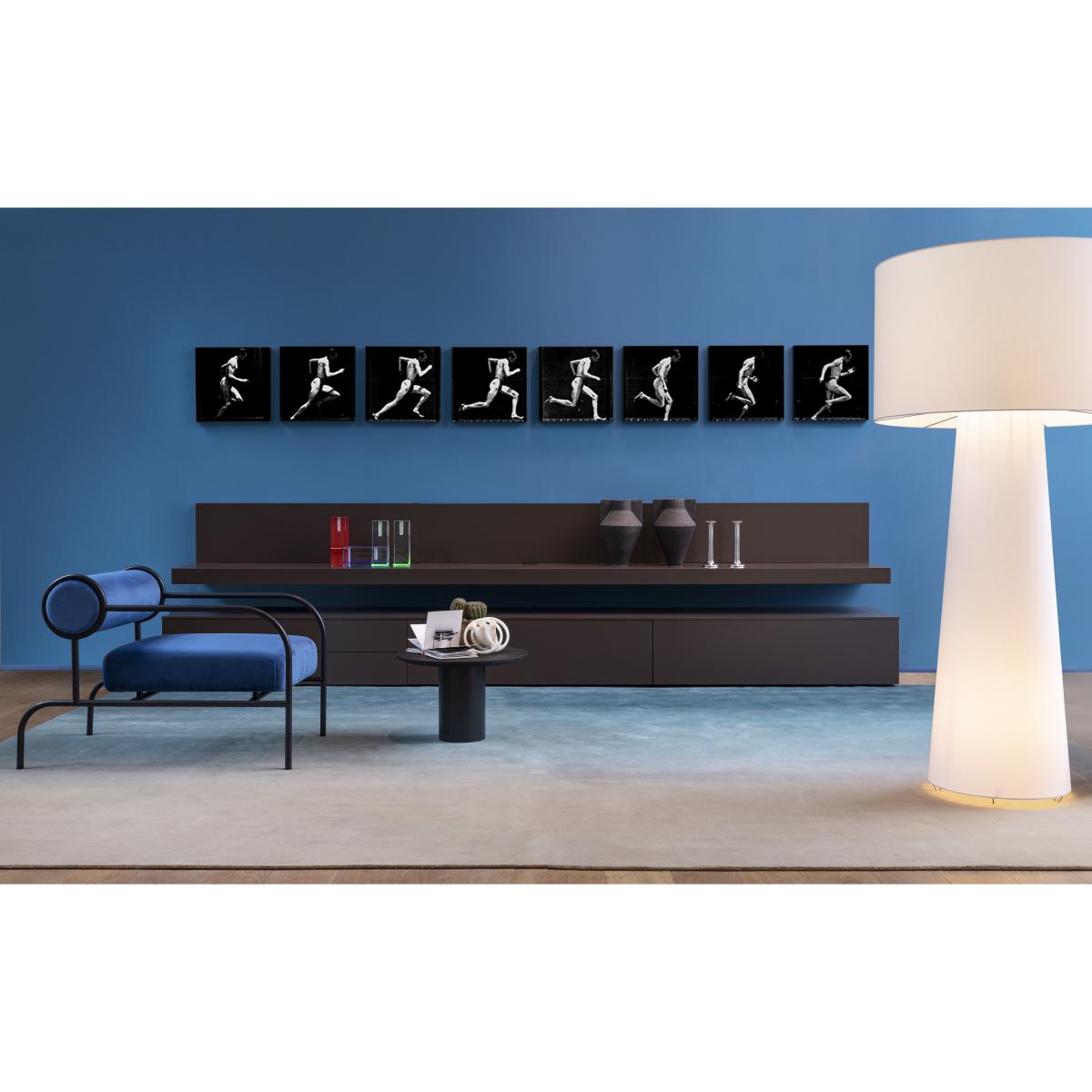 Big Shadow Floor lamp - / Ø 94.5 x H 198.5 cm - Fabric / Marcel Wanders, 1998 by Cappellini White – image 2