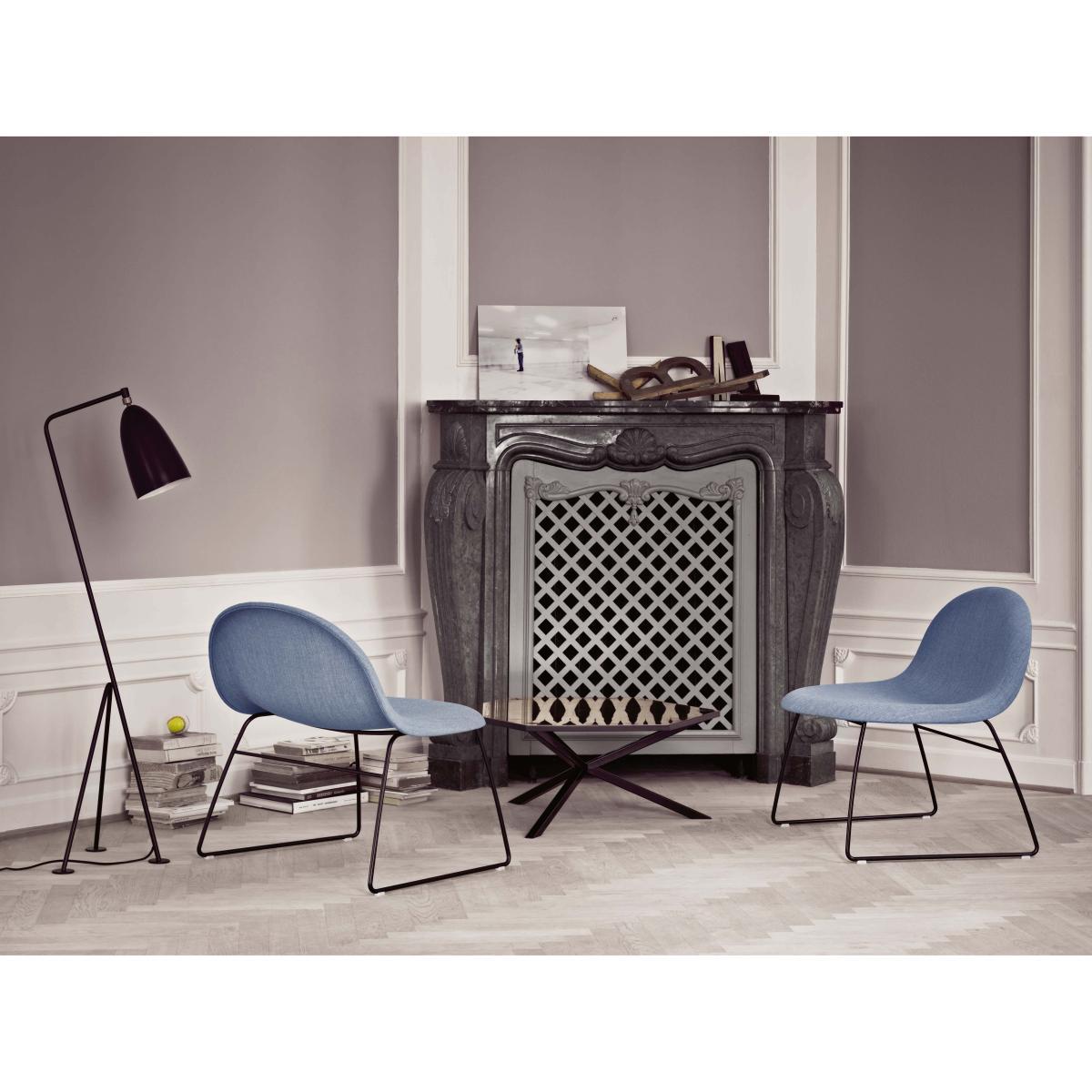 Gräshoppa Floor lamp - Reissue 1947 by Gubi Grey/Black – image 4