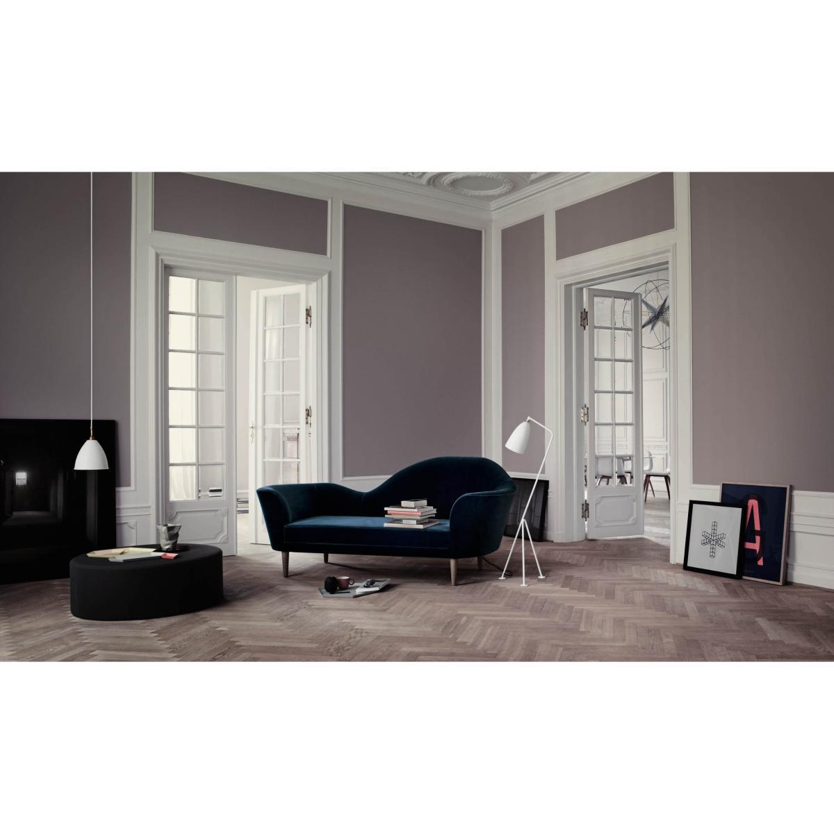 Gräshoppa Floor lamp - Reissue 1947 by Gubi Grey/Black – image 6