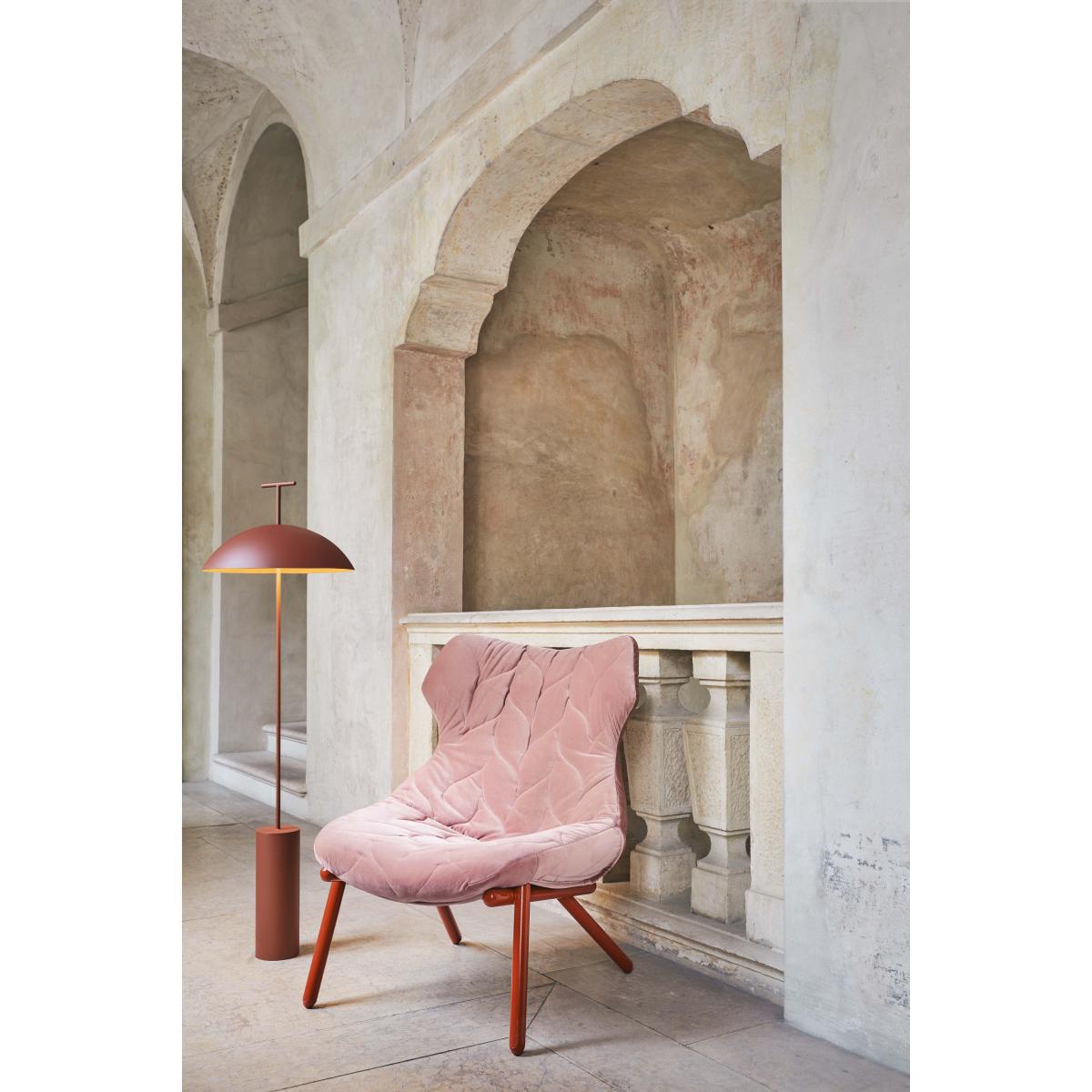 Geen-a Floor lamp - / Reading light - Steel / H 132 cm by Kartell White – image 2