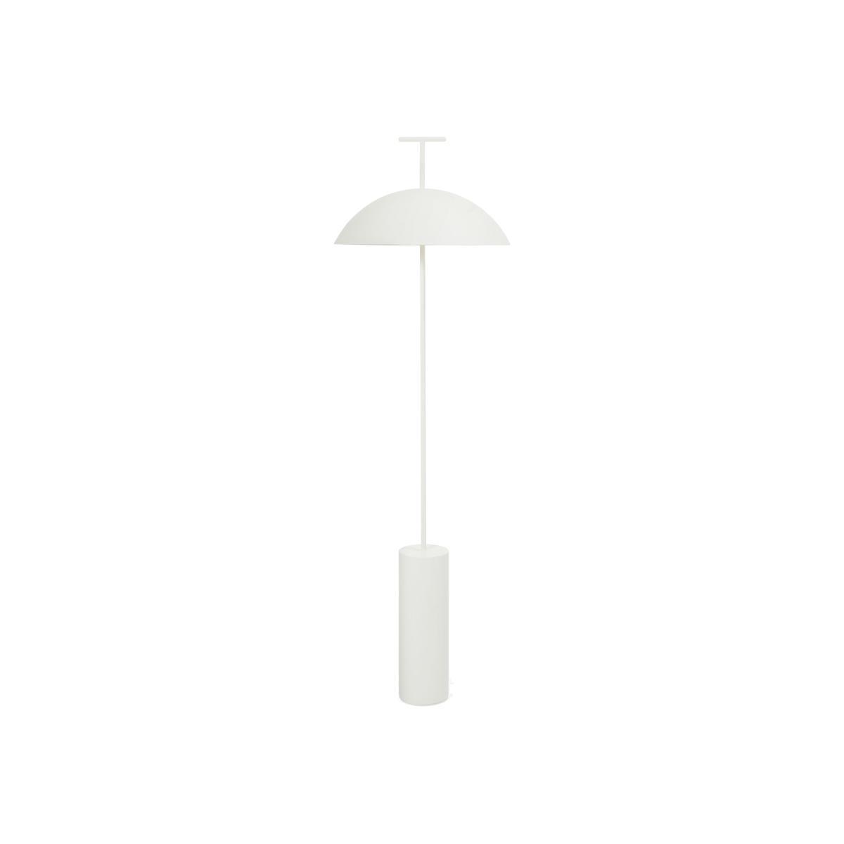 Geen-a Floor lamp - / Reading light - Steel / H 132 cm by Kartell White – image 1