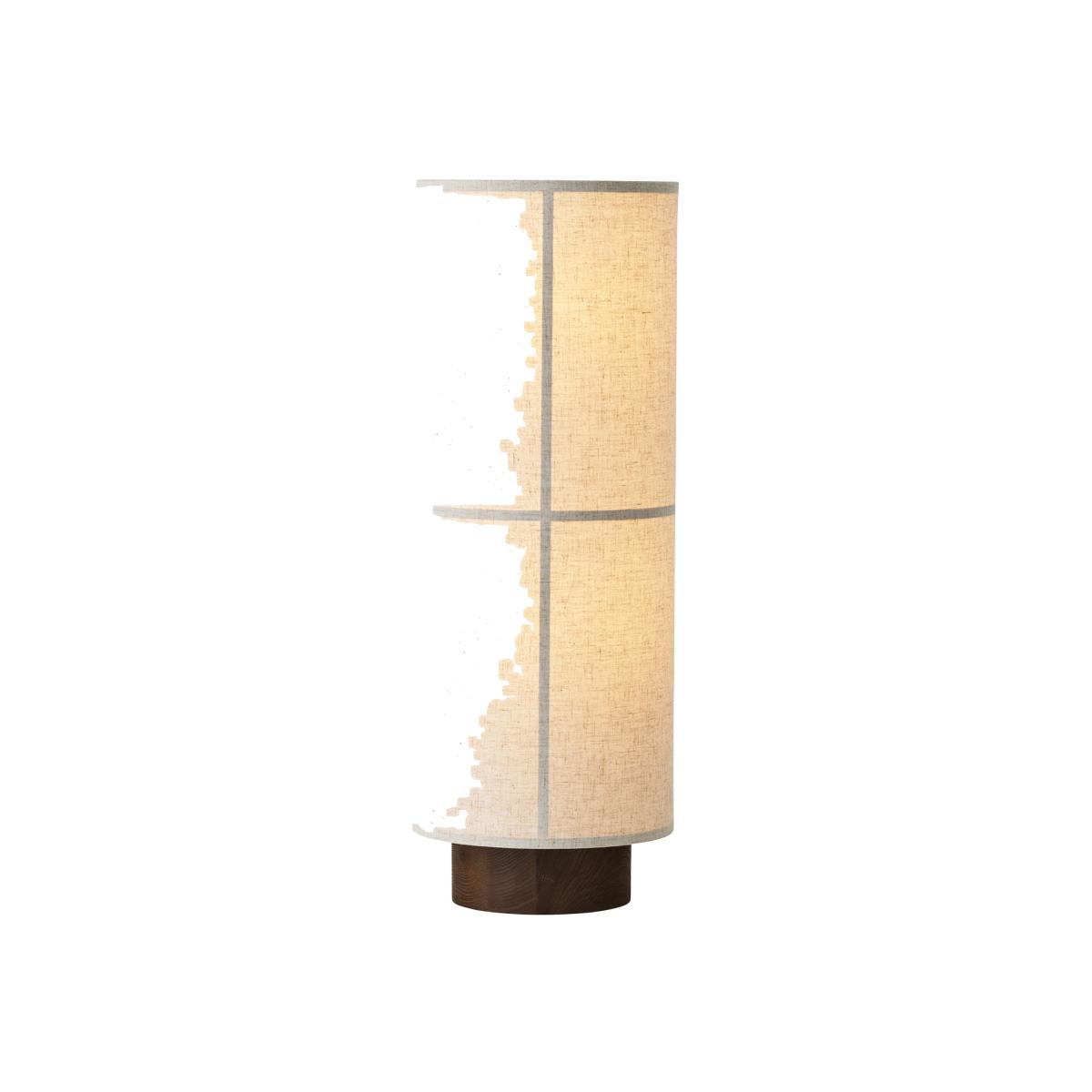 Hashira LOW Floor lamp textile beige / Ø 30 x H 83 cm - Linen - Audo Copenhagen – image 1