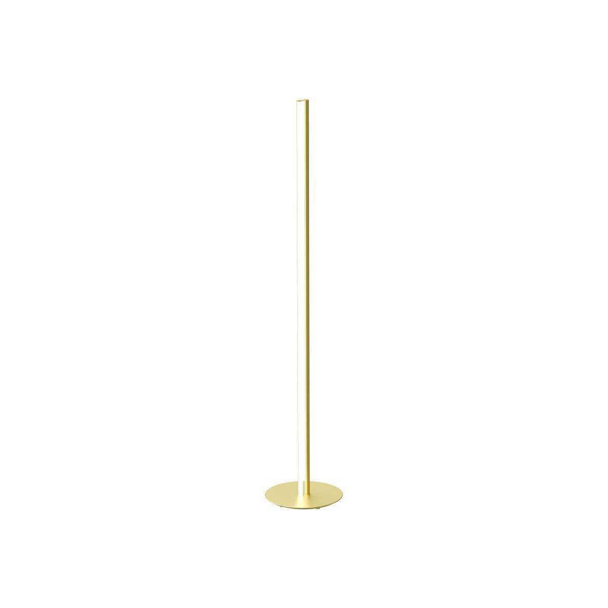 Coordinates F Floor lamp - LED / H 200 cm by Flos Gold/Metal