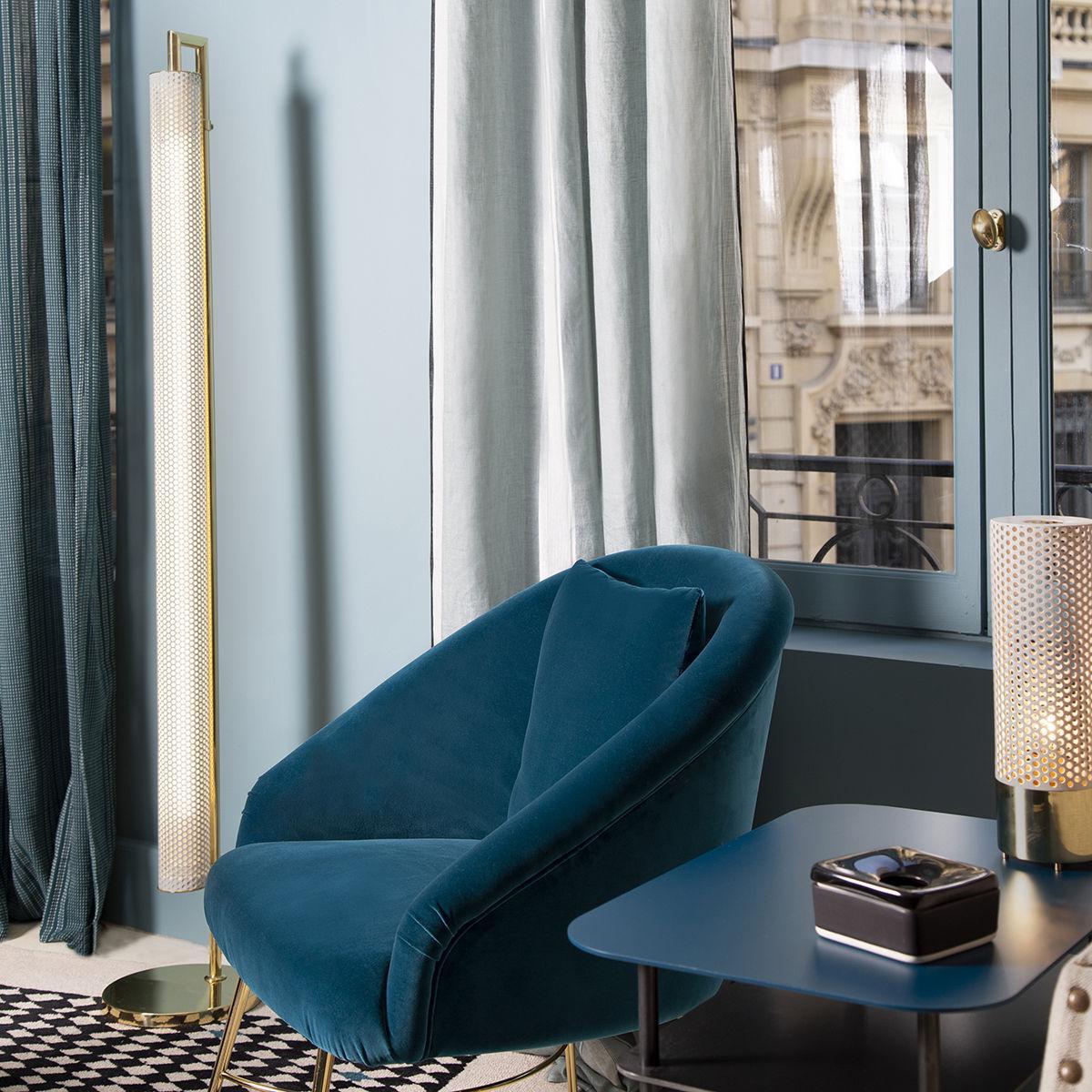Pol Floor lamp - / H 215 cm by Maison Sarah Lavoine Gold/Metal – image 2