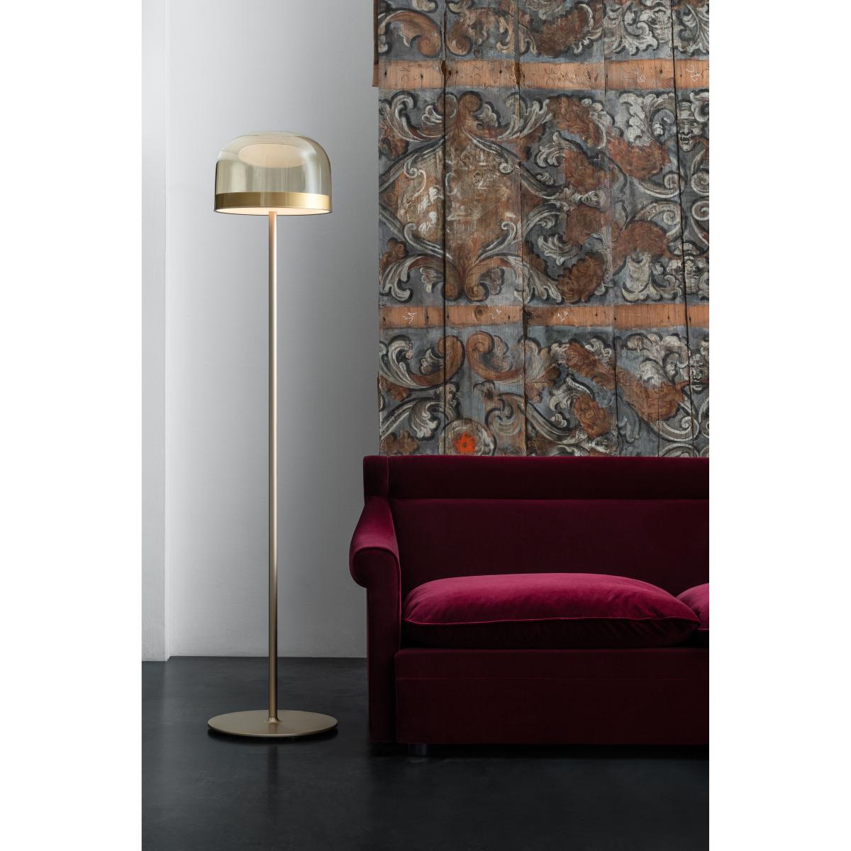 Equatore Large Floor lamp - / LED - Glass - H 175 cm by Fontana Arte Gold – image 2