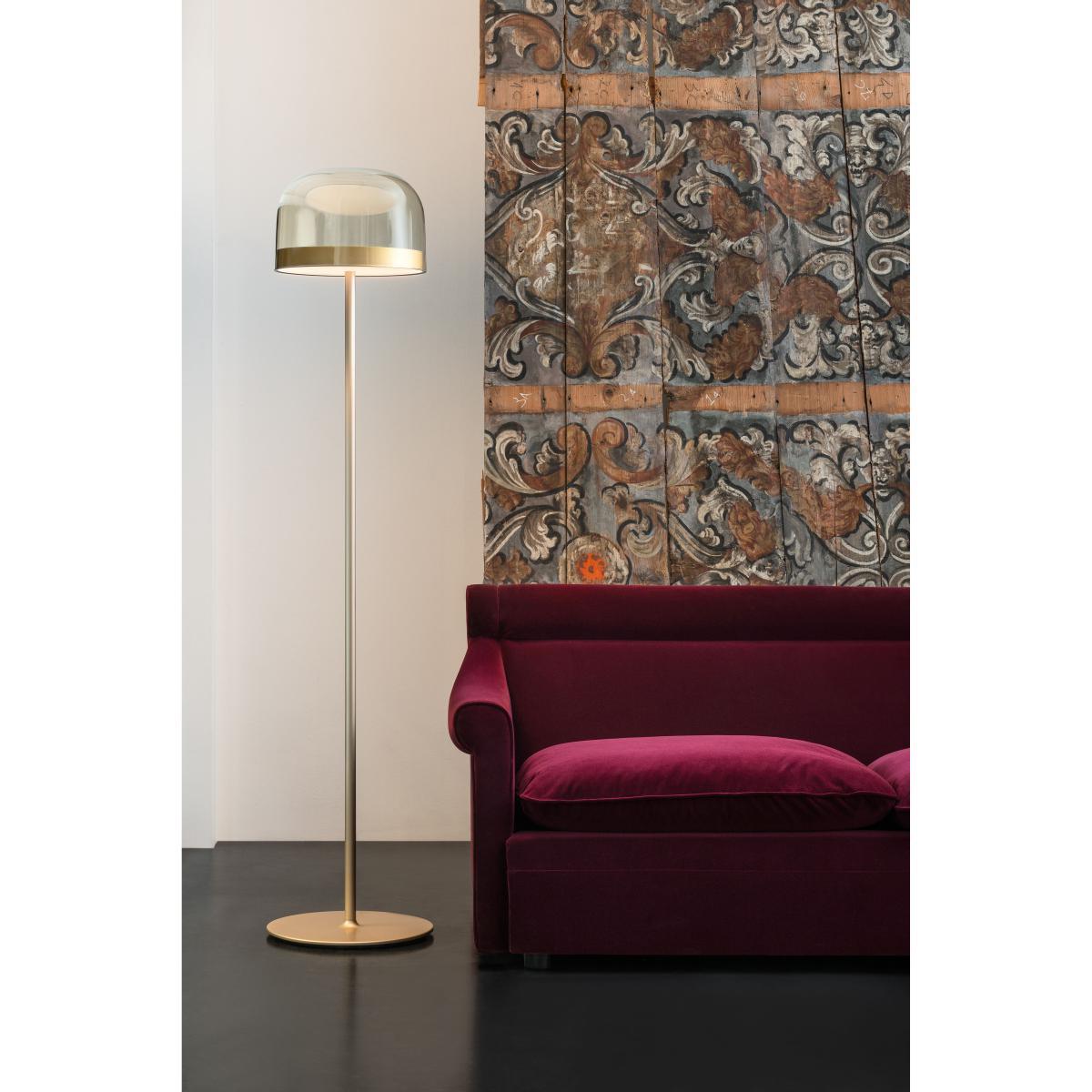 Equatore Large Floor lamp - / LED - Glass - H 175 cm by Fontana Arte Gold – image 3