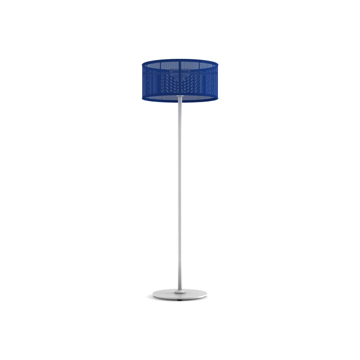 La Lampe Padère LED Solar floorlamp - / Hybrid & connected - Solar charging + USB dock by Maiori Blue
