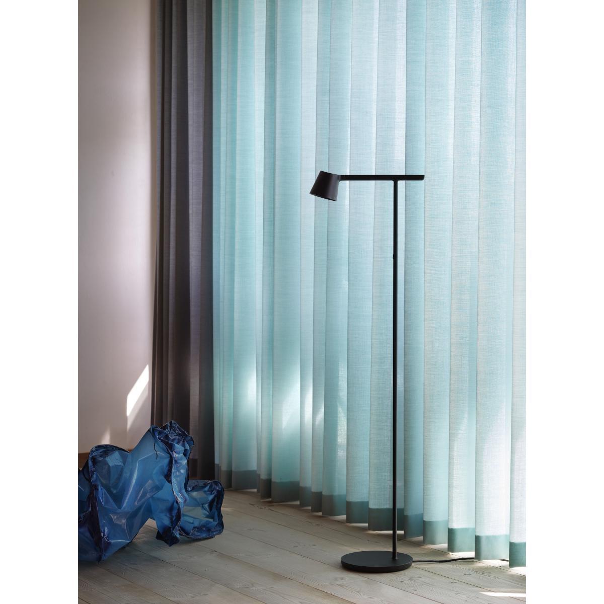 Tip LED Floor lamp - / Metal - Adjustable by Muuto Black – image 2