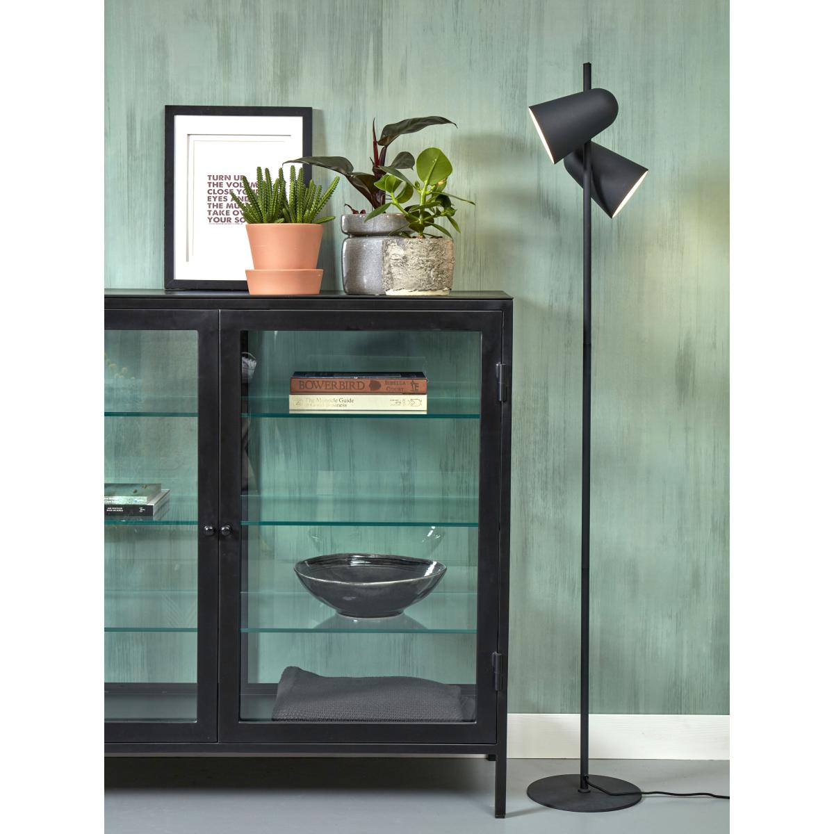 Salamanca Floor lamp - / 2 adjustable spotlights - Metal by It's about Romi Black – image 5
