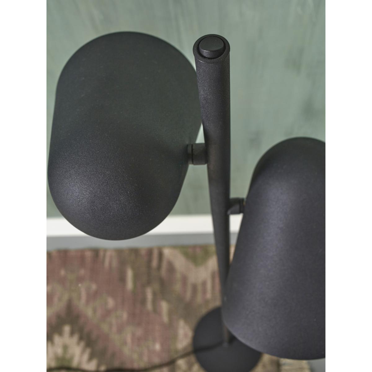 Salamanca Floor lamp - / 2 adjustable spotlights - Metal by It's about Romi Black – image 6