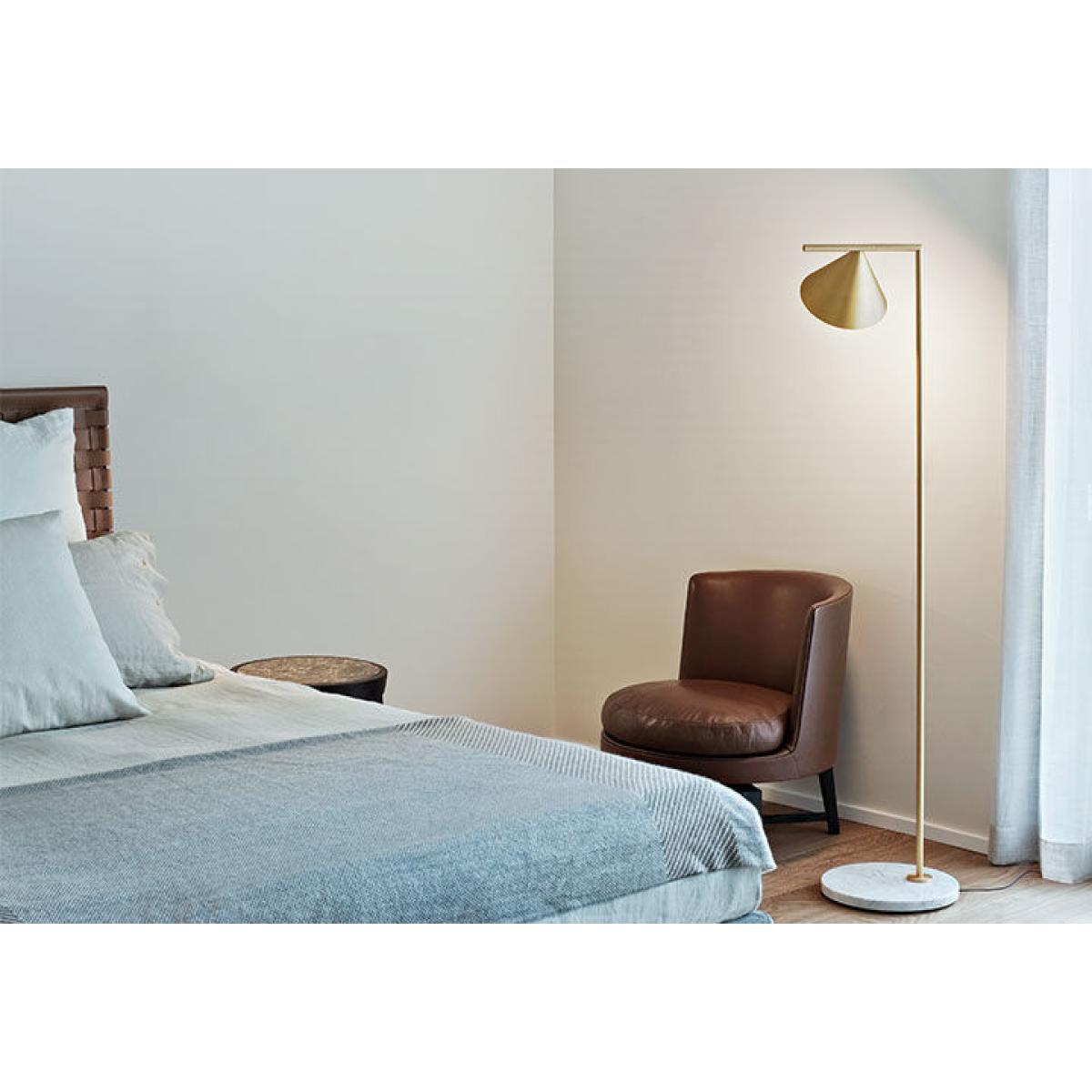 Captain Flint Outdoor Floor lamp - LED / H 154 cm - Adjustable- Stone base by Flos Brown – image 4