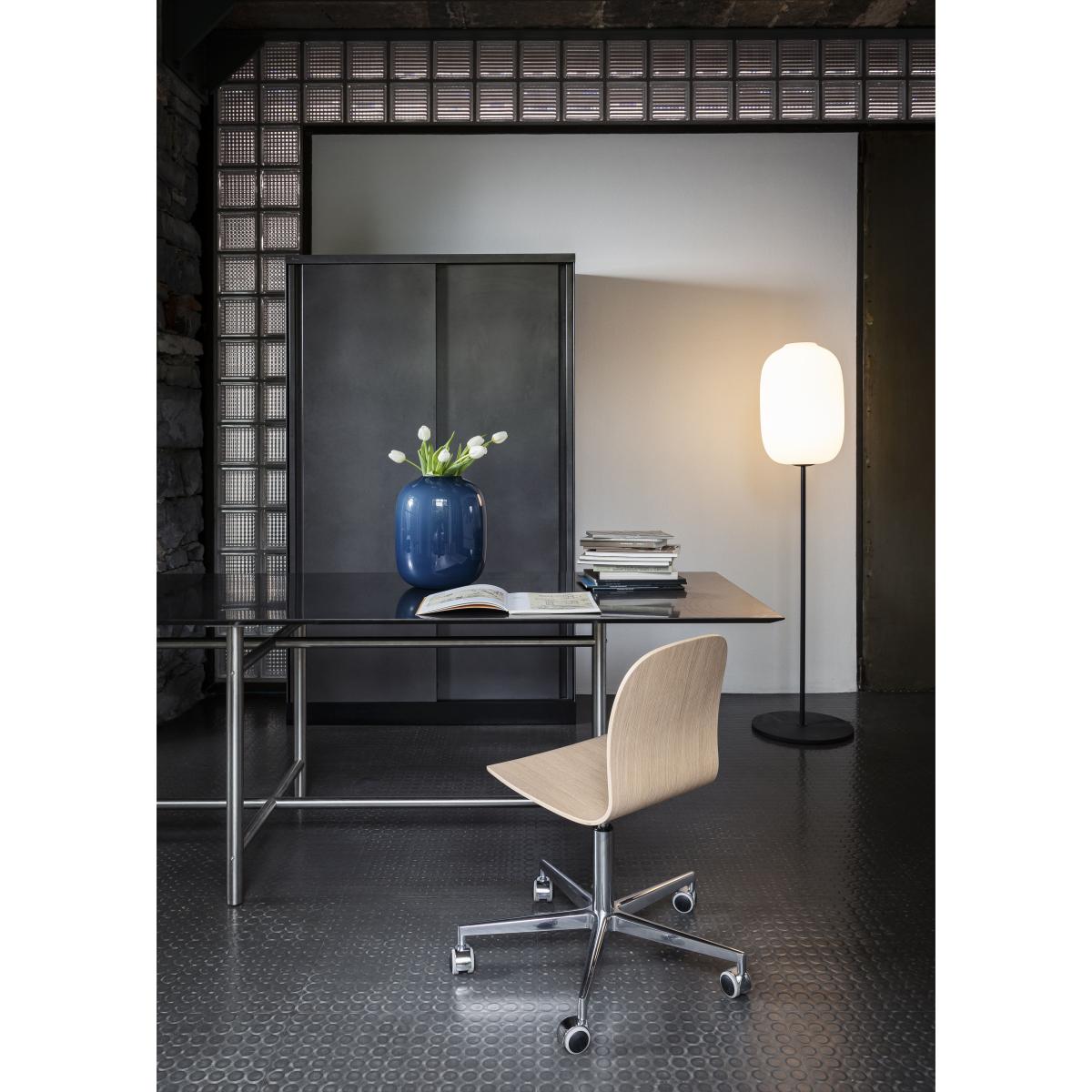 Arya Floor lamp - / H 145 cm - Glass by Cappellini White – image 2