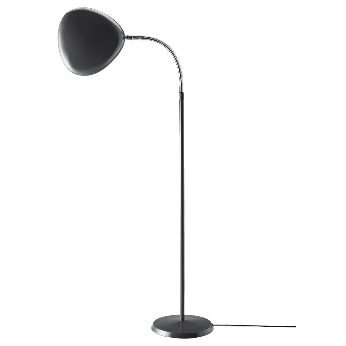 Cobra Floor lamp - Reissue 1949 by Gubi Grey/Black – image 4