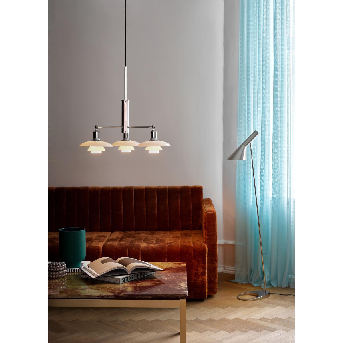 AJ Floor lamp - / H 130 cm - Orientable / Arne Jacobsen, 1957 by Louis Poulsen Grey/Silver/Metal – image 4