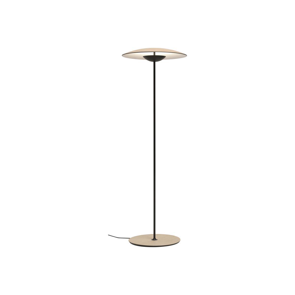 Ginger P Floor lamp by Marset Black/Natural wood – image 1