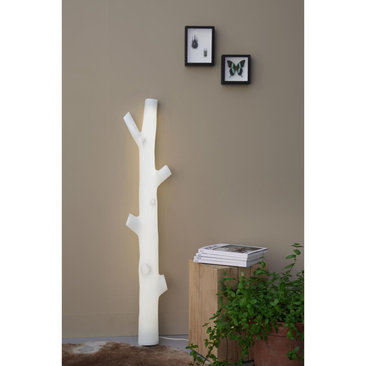 Lampe D+I Floor lamp - / Polyethylene - H 128 cm by Presse citron White – image 2