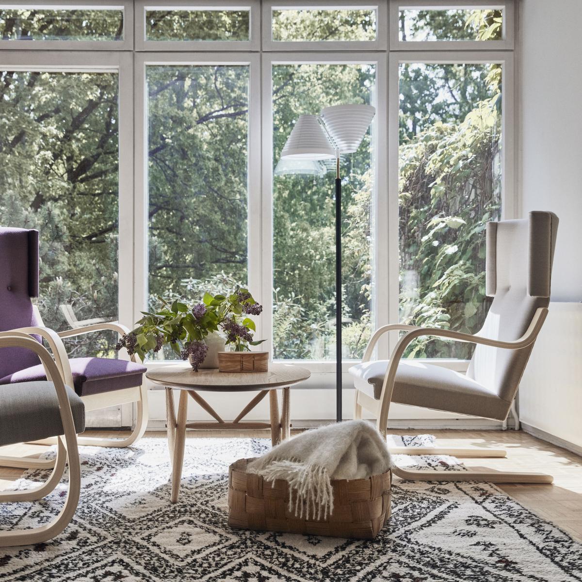 A810 Floor lamp metal white / Alvar Aalto, 1959 - ARTEK – image 3