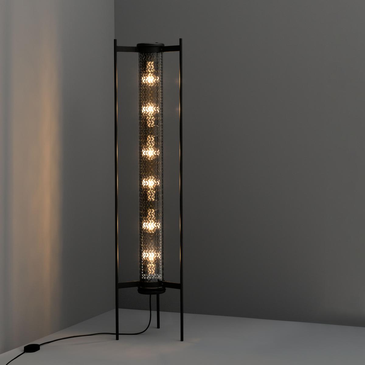 Monceau Floor lamp metal black / H 154.5 cm - SAMMODE STUDIO – image 3