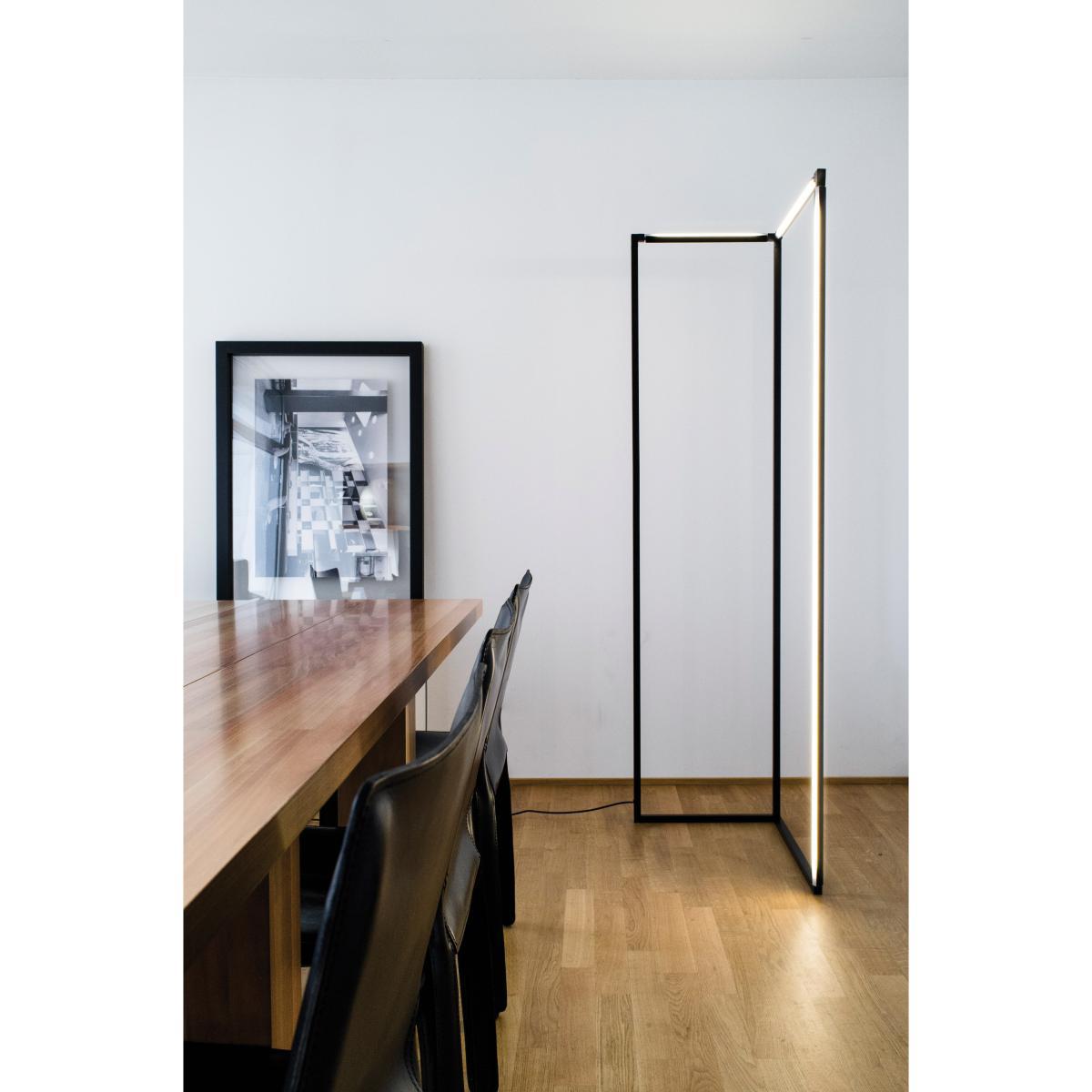 Spigolo LED Floor lamp - / 44 x 64 x H 178 cm by Nemo Black – image 3