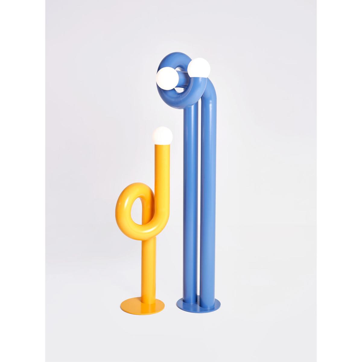 Modulation 2 Floor lamp - / H 170 cm - Steel by Axel Chay Blue – image 4