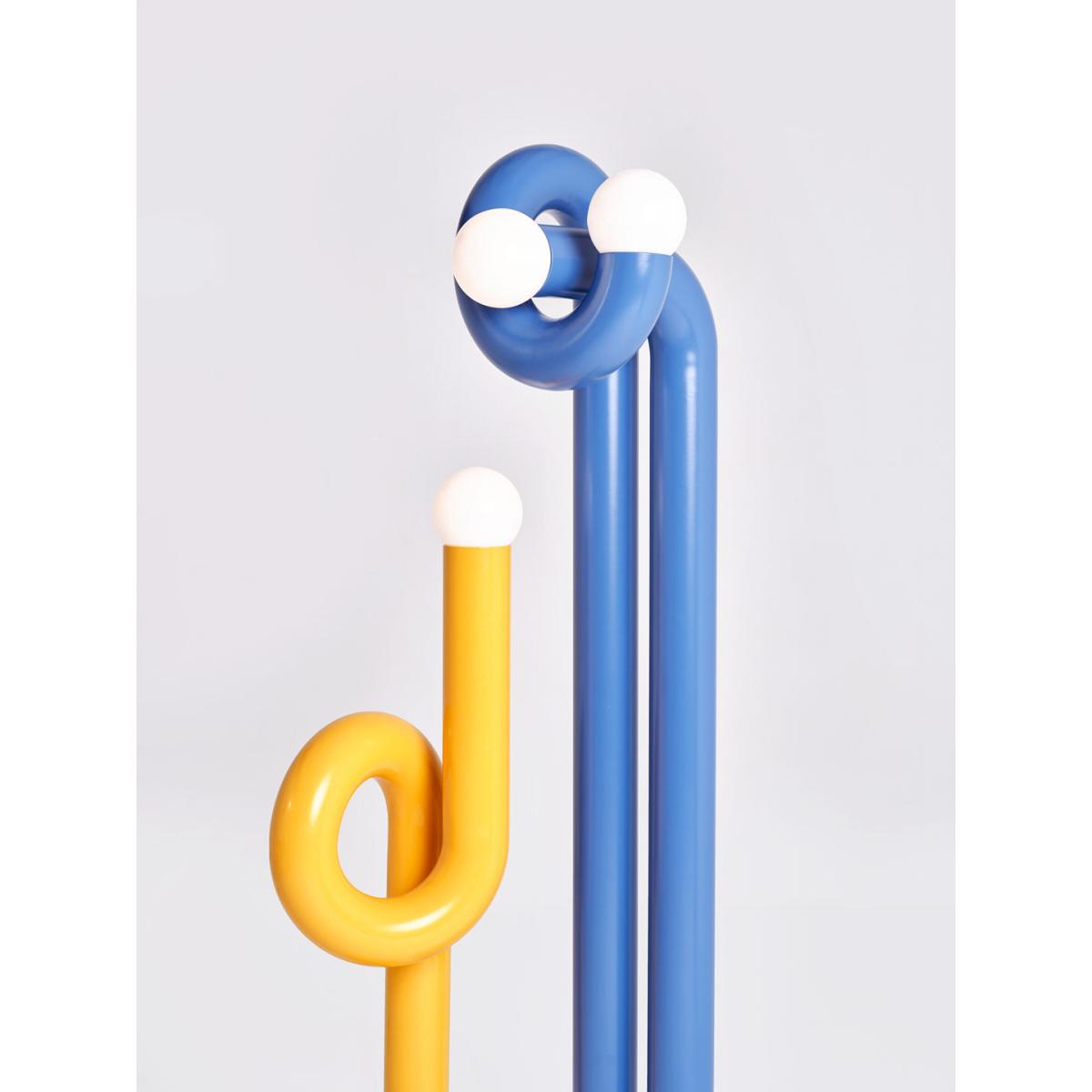 Modulation 2 Floor lamp - / H 170 cm - Steel by Axel Chay Blue – image 5