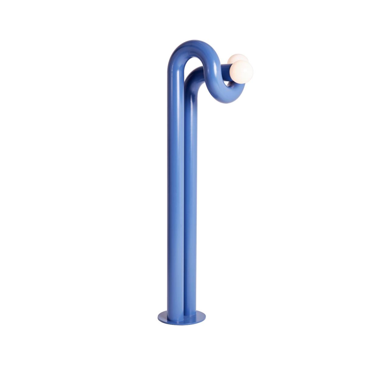 Modulation 2 Floor lamp - / H 170 cm - Steel by Axel Chay Blue – image 6