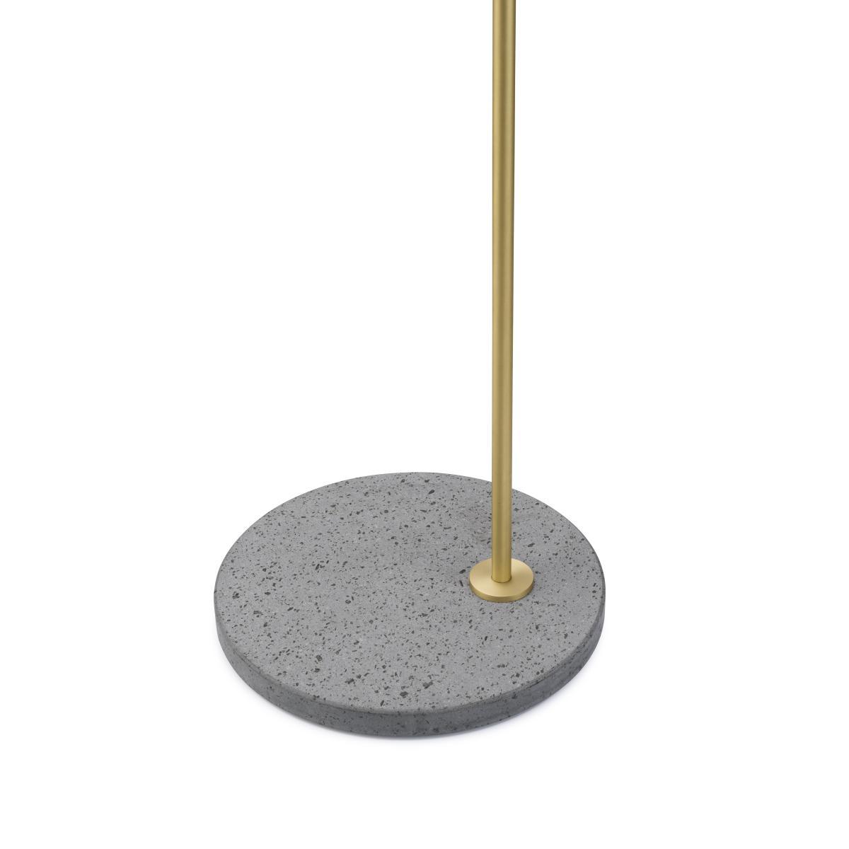 IC F2 Outdoor Floor lamp - / H 185 cm - Stone base by Flos Gold/Metal – image 2