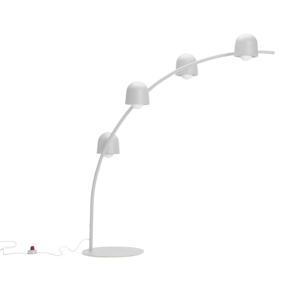 Big Lebow Floor lamp - / H 234 x L 186 cm - 4 adjustable lampshades / Metal by Fatboy Grey – image 2