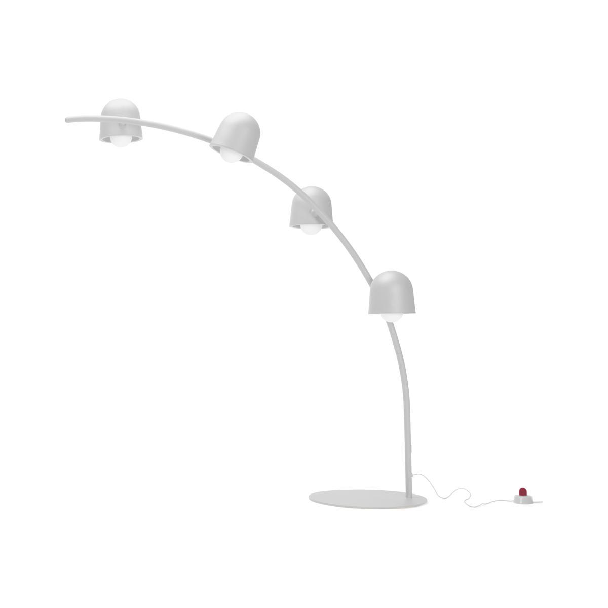 Big Lebow Floor lamp - / H 234 x L 186 cm - 4 adjustable lampshades / Metal by Fatboy Grey – image 1
