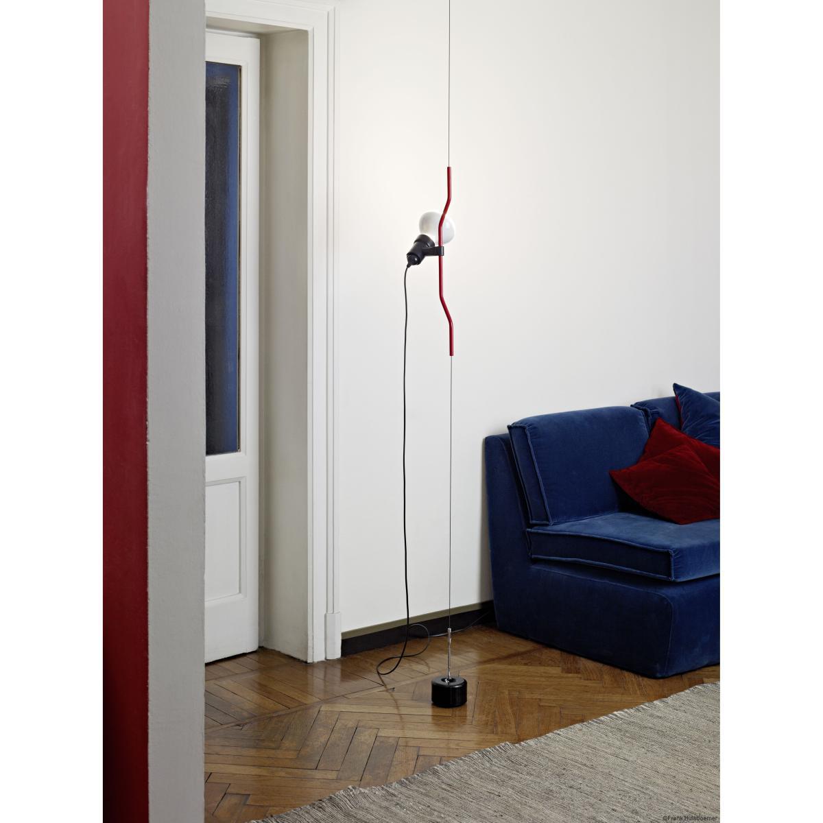 Parentesi Floor lamp - / Mains connection - Reissue 1971 by Flos White – image 2
