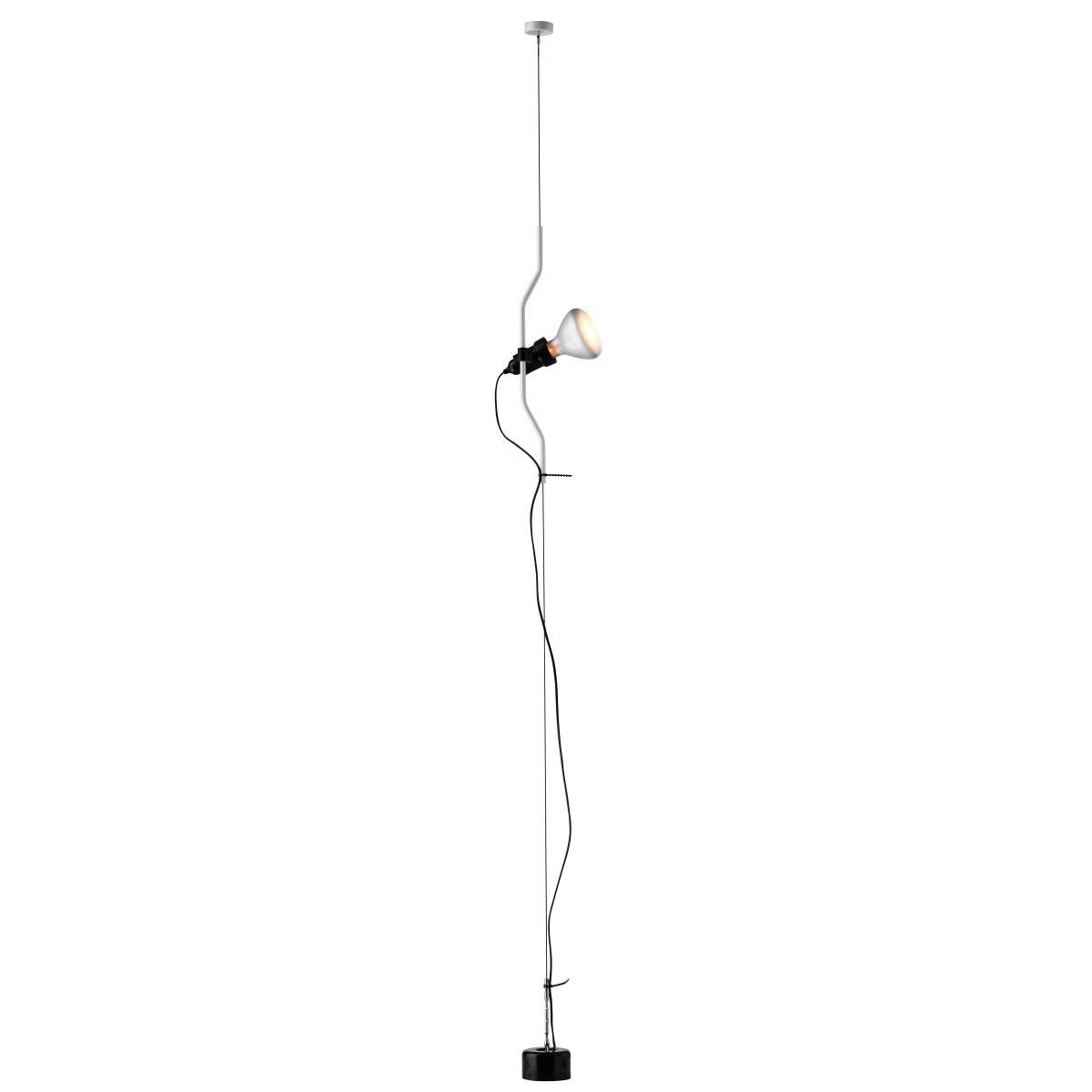 Parentesi Floor lamp - / Mains connection - Reissue 1971 by Flos White – image 5