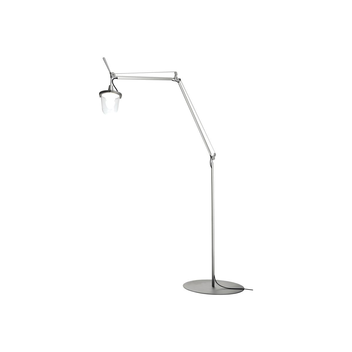 Tolomeo Lampione LED Outdoor Floor lamp - LED - H 132 to 298 c by Artemide Metal