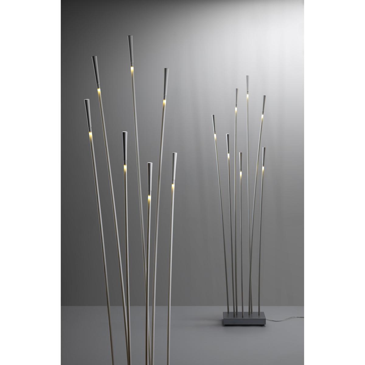 Giunco Floor lamp - Floor lamp 7 stands LED by Fabbian White – image 2