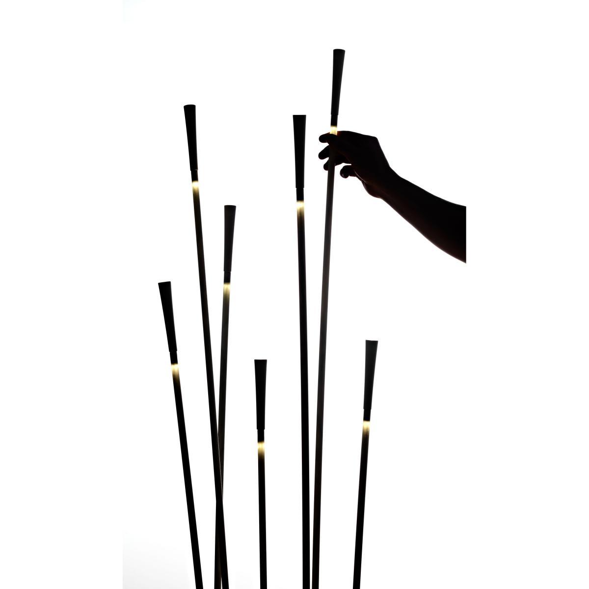 Giunco Floor lamp - Floor lamp 7 stands LED by Fabbian White – image 3