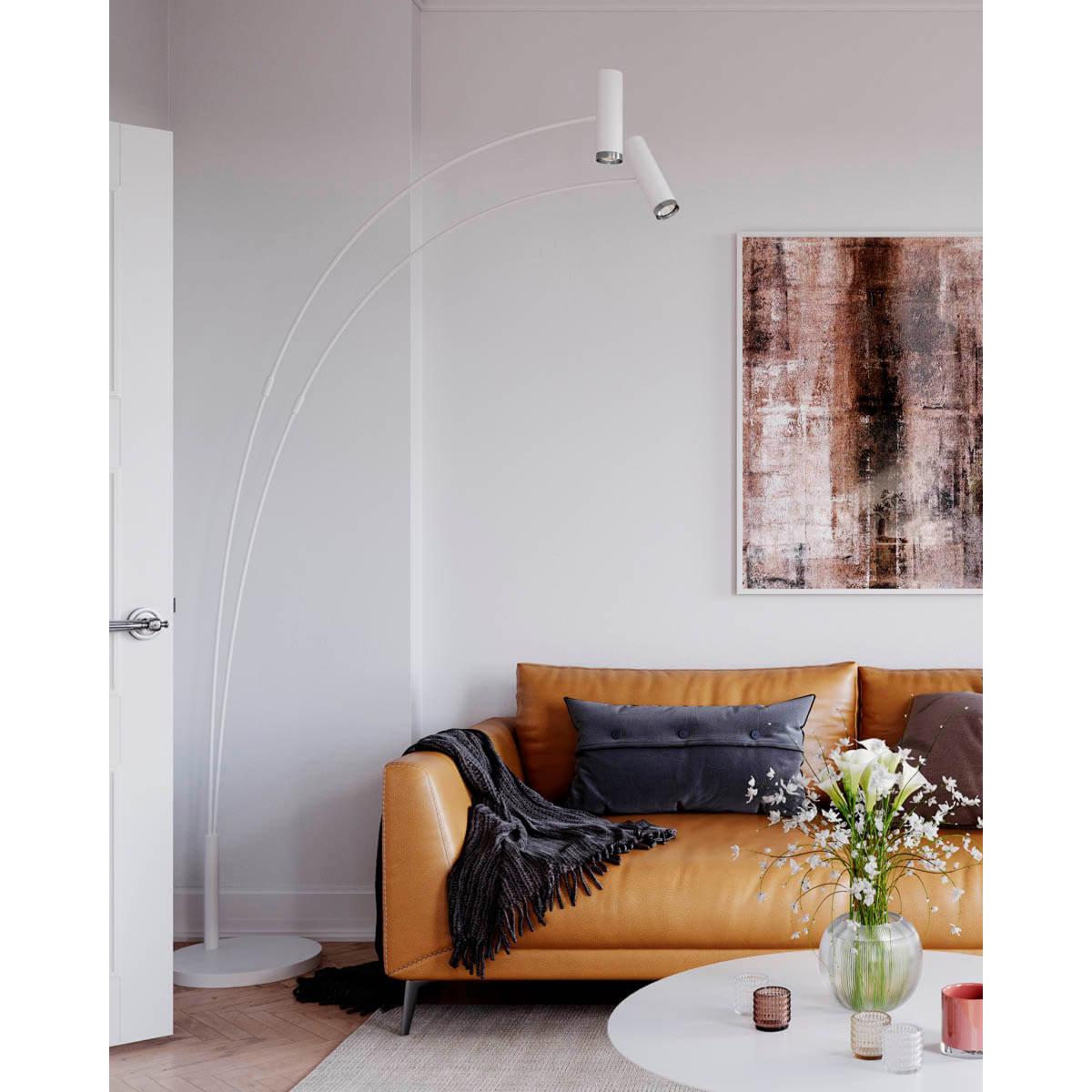 By Rydéns Puls 2-low floor lamp Matte white – image 2