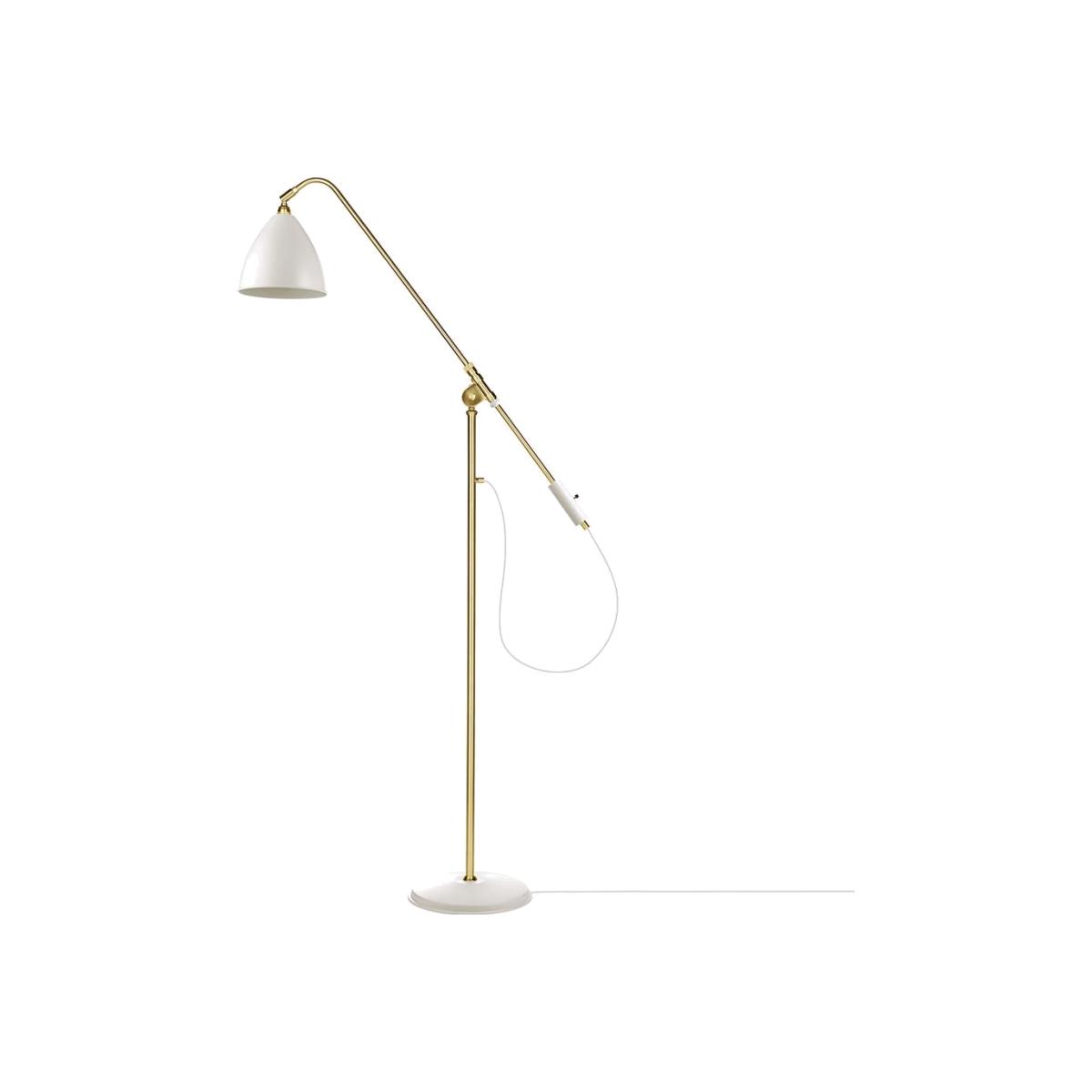 Gubi Bestlite BL4 floor lamp matte white-brass