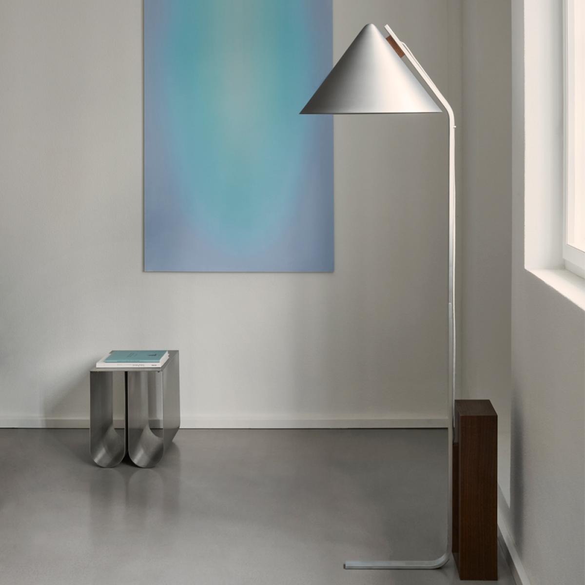 Kristina Dam Studio Cone floor lamp Brushed aluminium – image 2